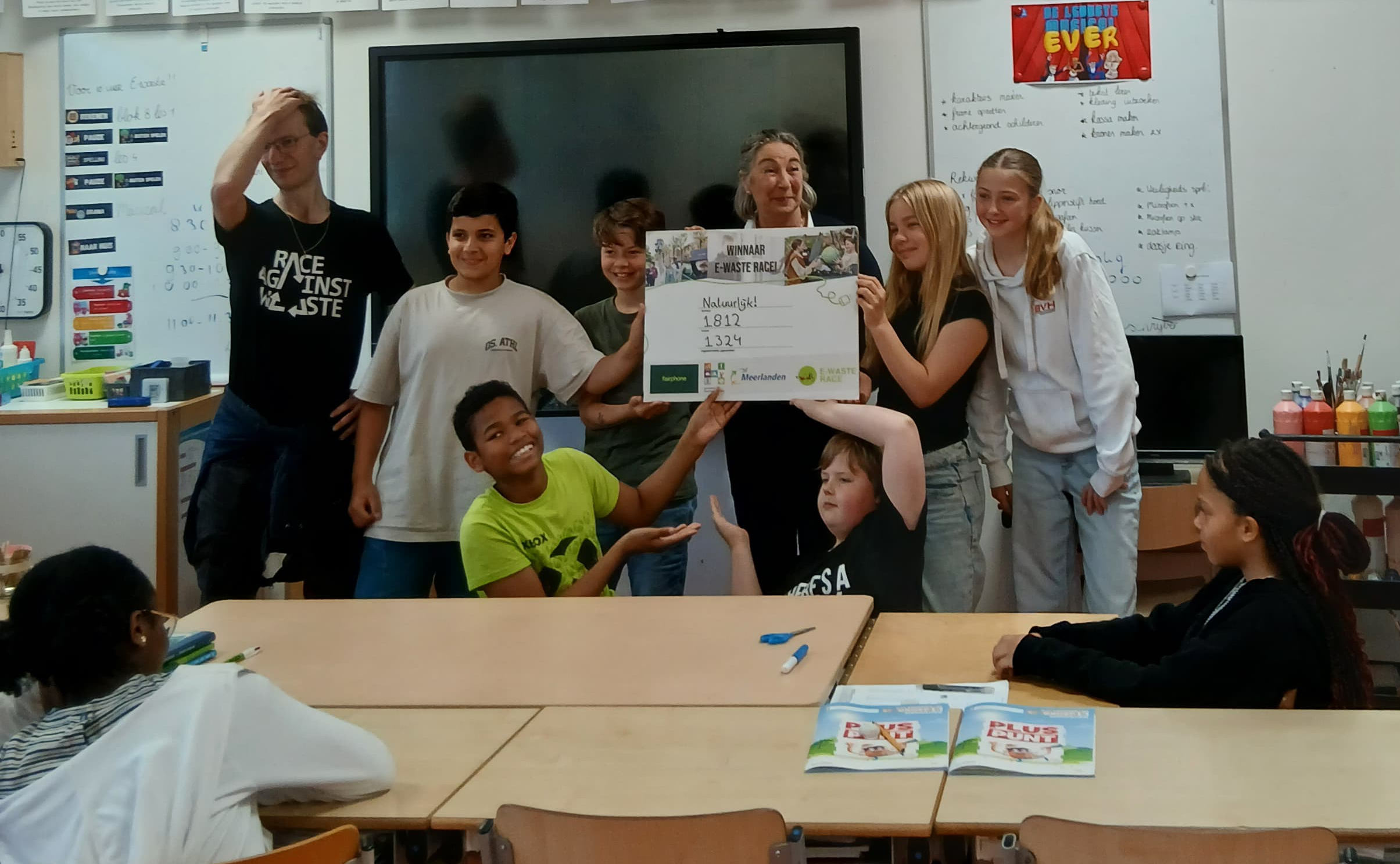 Kindcentrum Natuurlijk! winnaar van E-waste Race