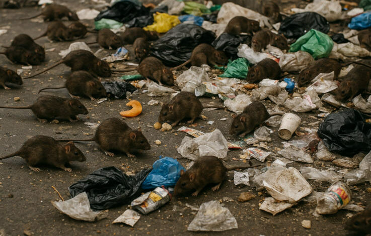Ratten en stank teisteren droomwijk Hyde Park