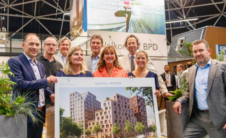 Symbolische startsein bouw Victoria Hyde Park gegeven