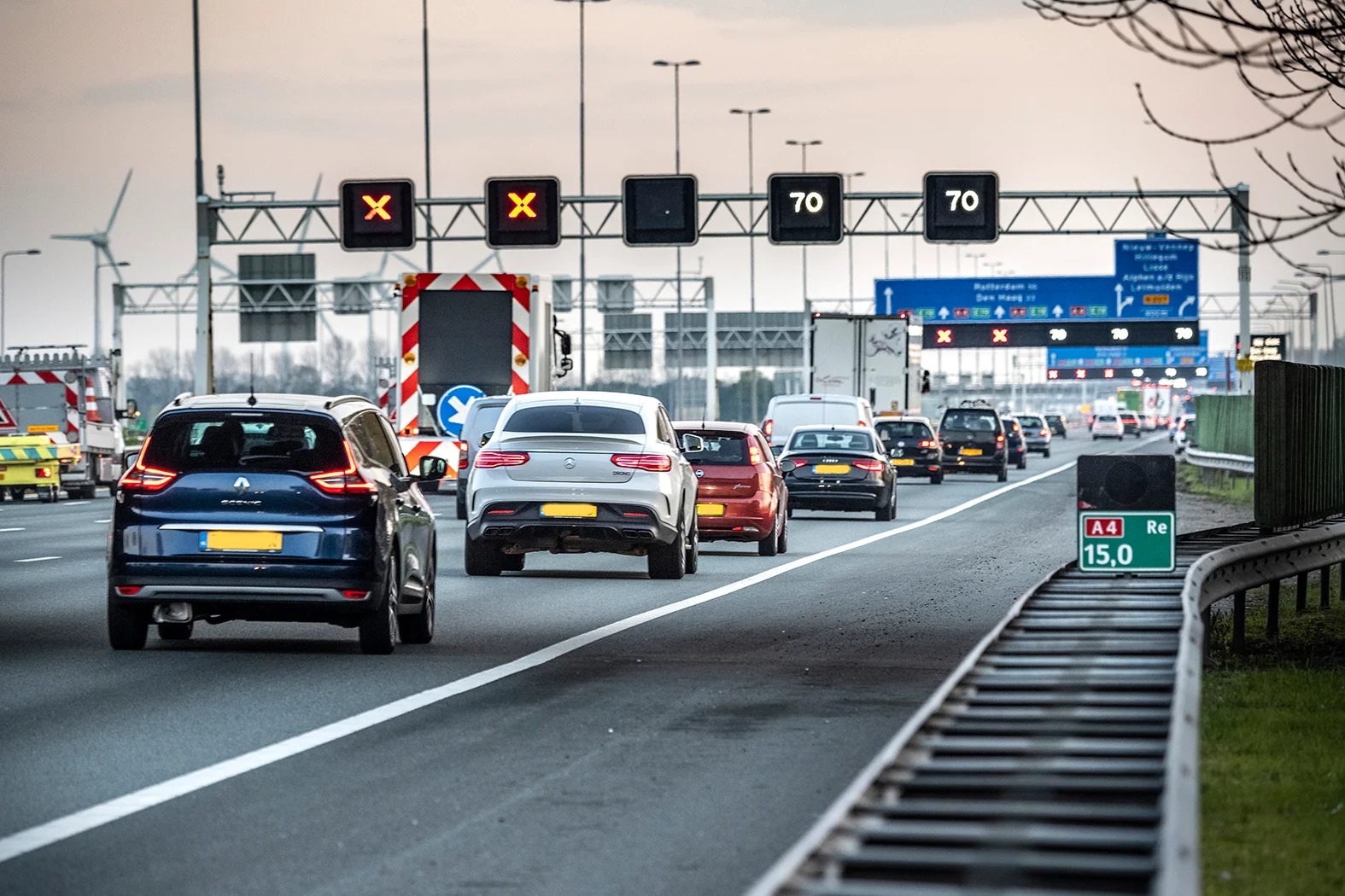 Vertraging verwacht door groot onderhoud aan A4
