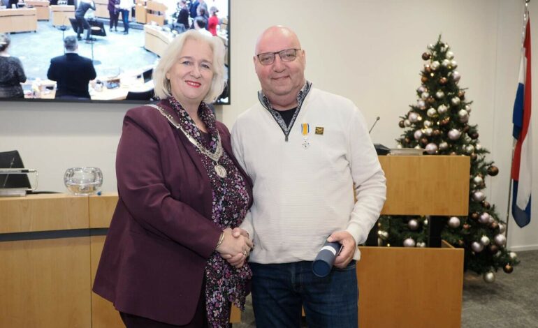 Johan Rip benoemd tot Lid in de Orde van Oranje-Nassau