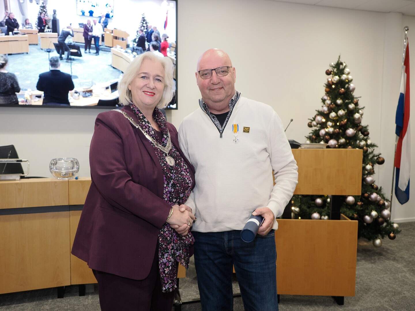 Johan Rip benoemd tot Lid in de Orde van Oranje-Nassau