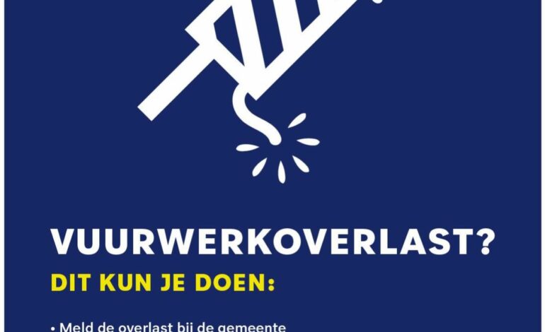 Meldt vuurwerkoverlast