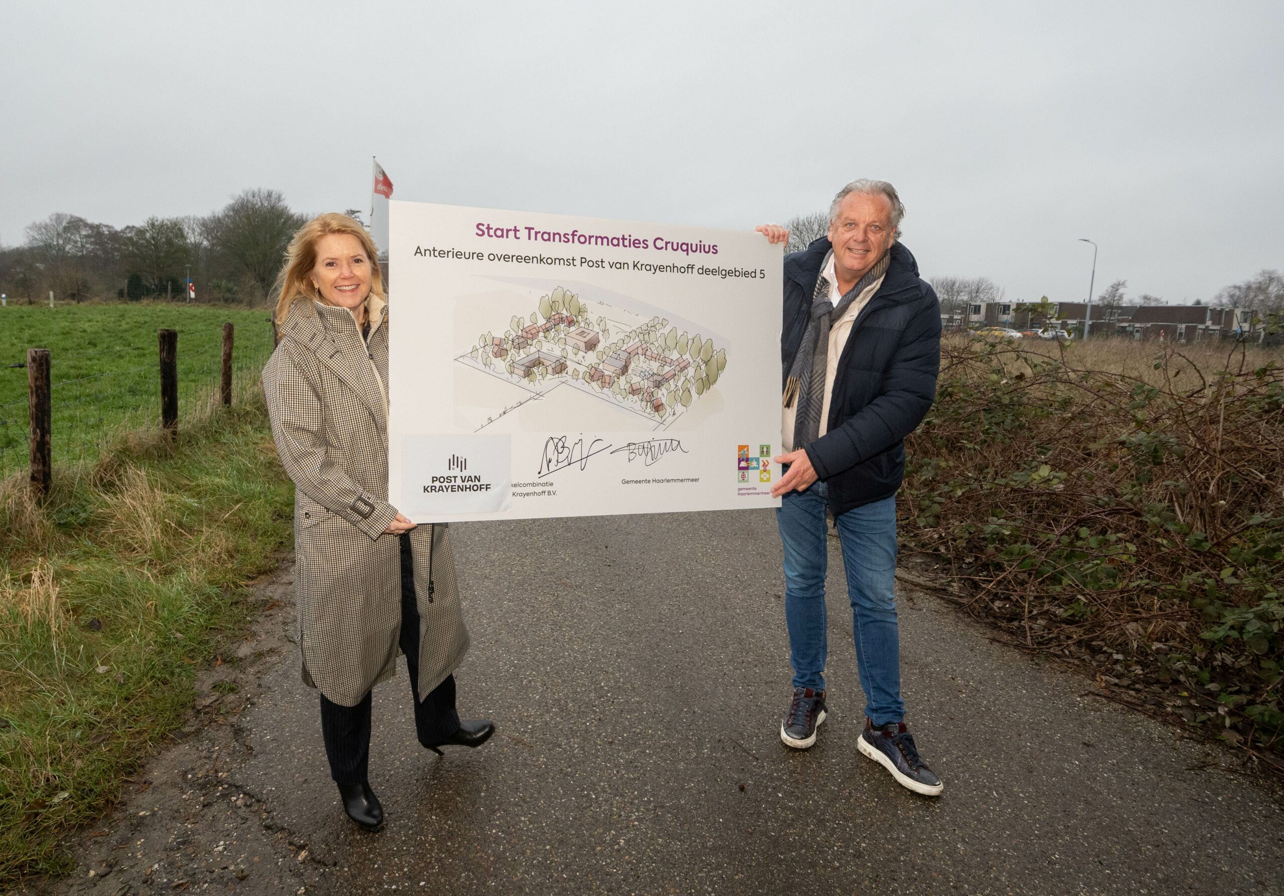 Startsein voor 75 woningen: Cruquius in transformatie