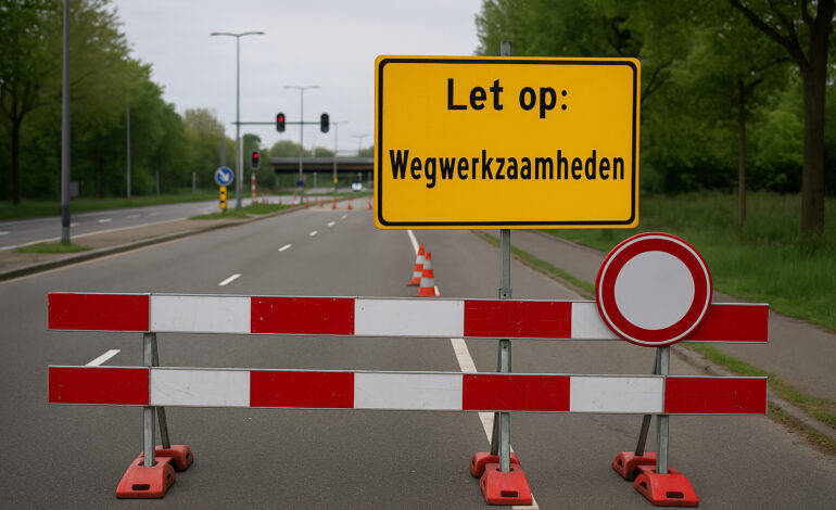 A4 richting A10 Zuid eind deze week dicht vanwege werk aan brug