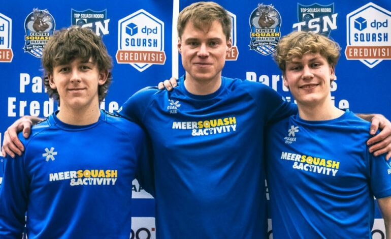 ‘MeerSquash boekt opnieuw zege in hereneredivisie