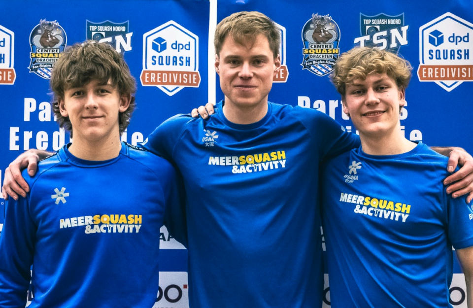 ‘MeerSquash boekt opnieuw zege in hereneredivisie