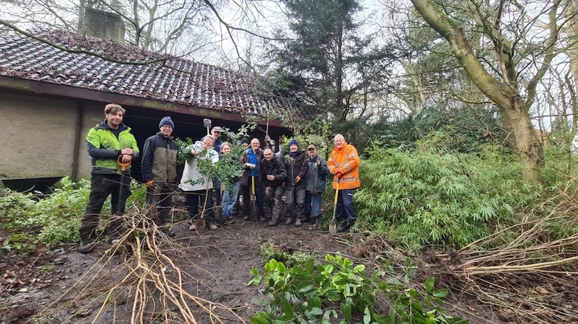 Zaailingen gered op voormalig Spaansterrein