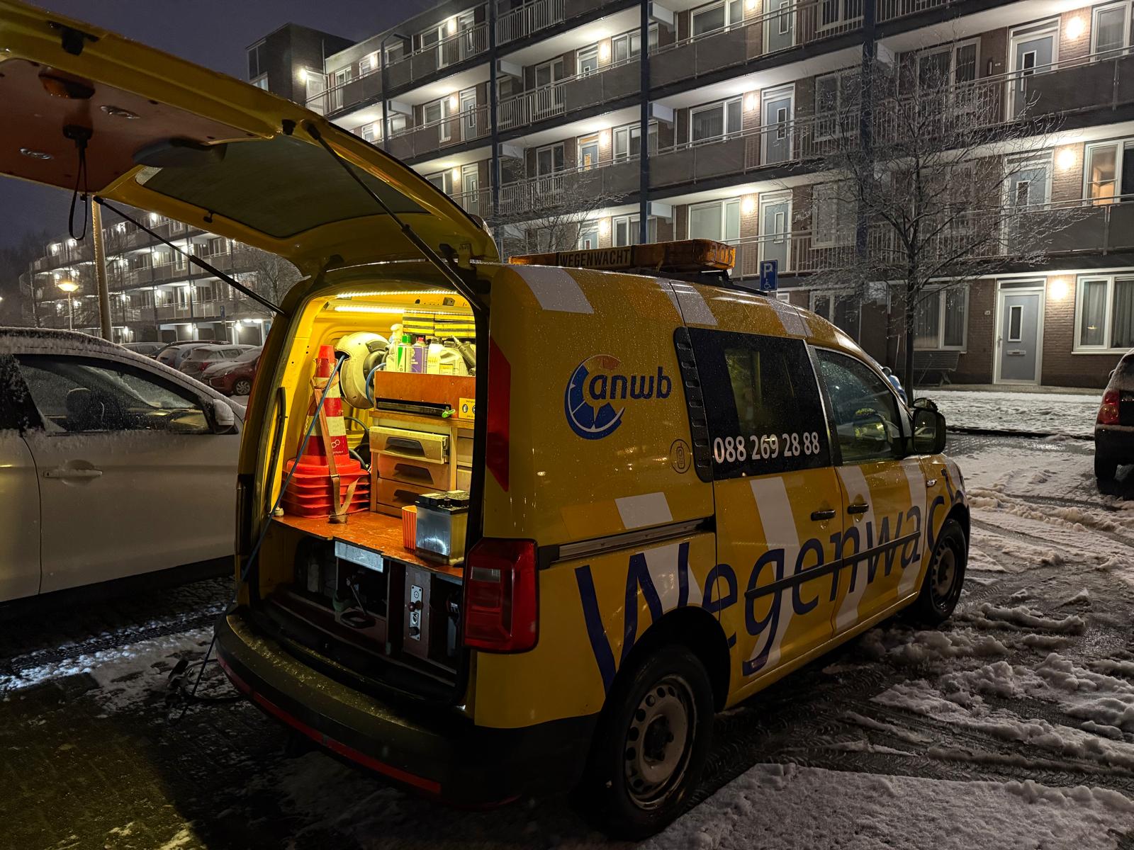 Helden van de weg: drukte voor de Wegenwacht door winterpech