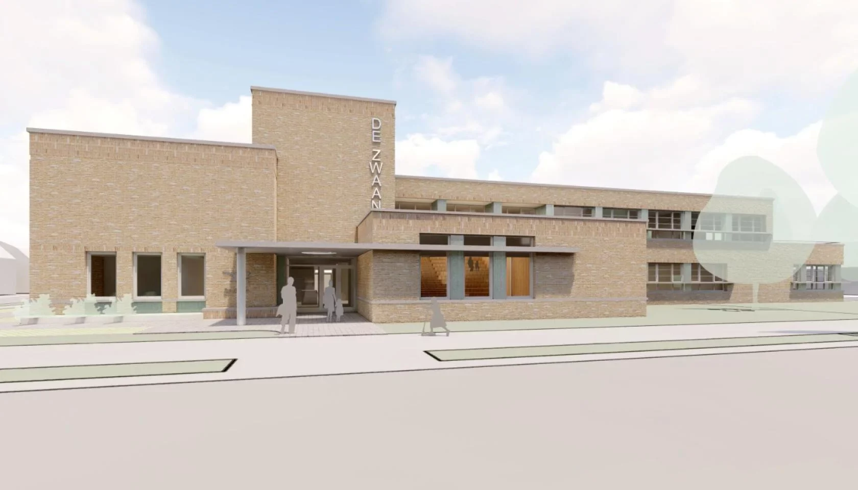 Groen licht voor nieuwbouw basisschool De Zwaan in Zwanenburg