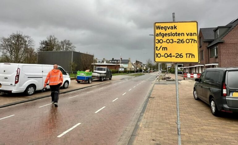 Omleidingen en wegafsluitingen in centrum Badhoevedorp