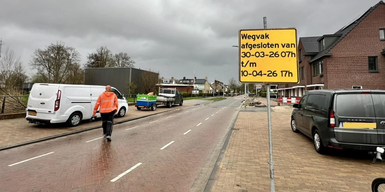 Omleidingen en wegafsluitingen in centrum Badhoevedorp