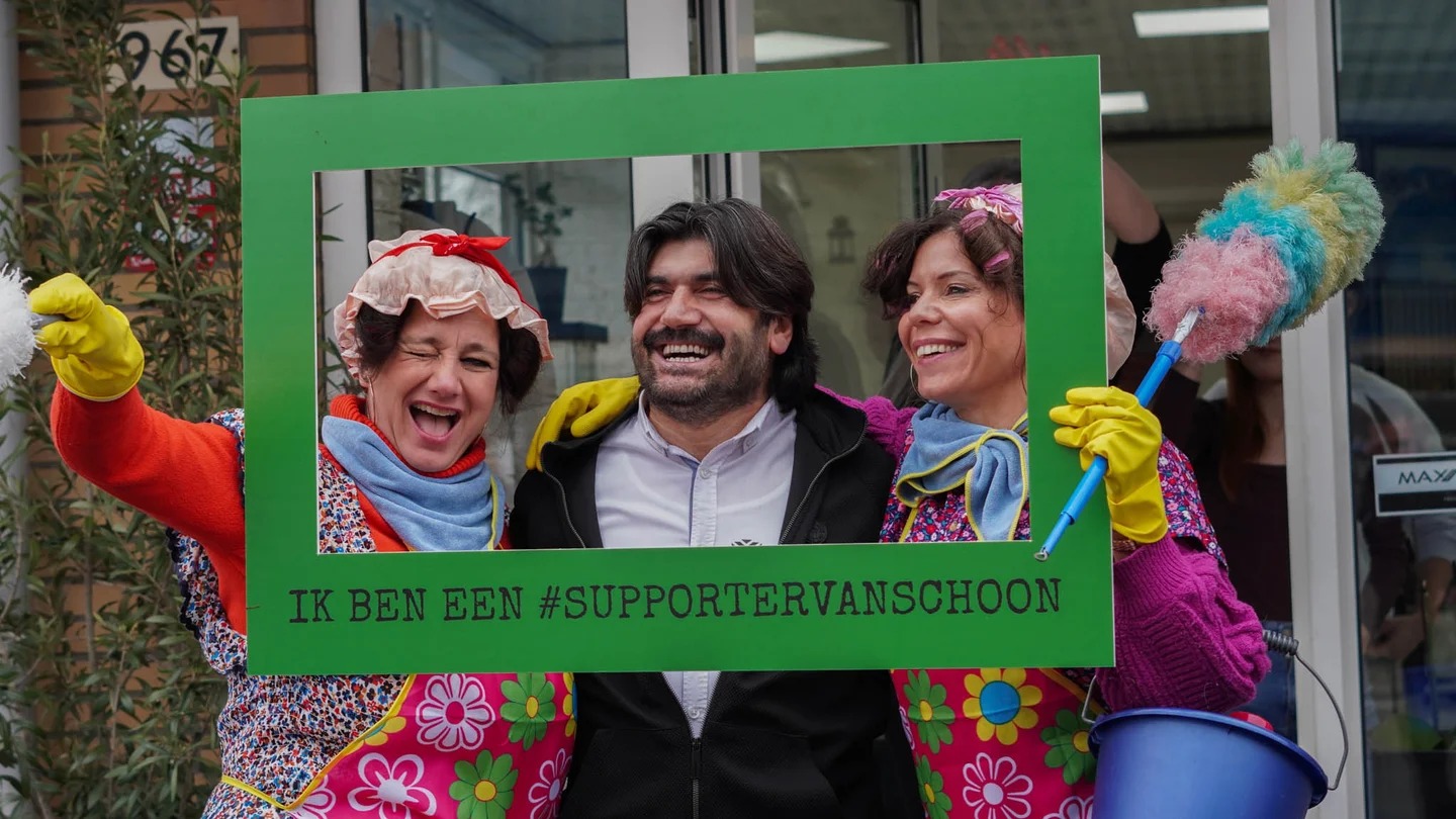 Ondernemers Hoofddorp verrast met clean-up actie