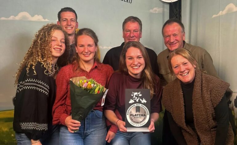 Van Wees Zuivelboerderij valt in de prijzen