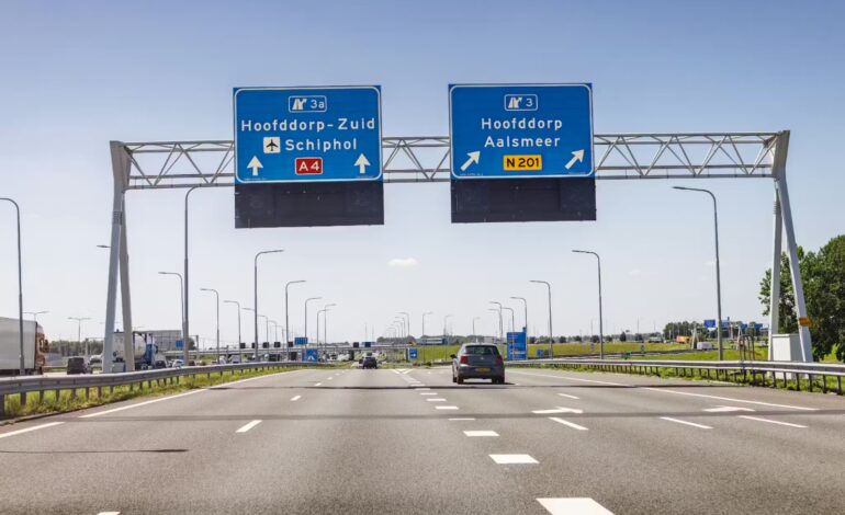 Hinder voor verkeer door werk aan parallelbaan A4 bij Hoofddorp