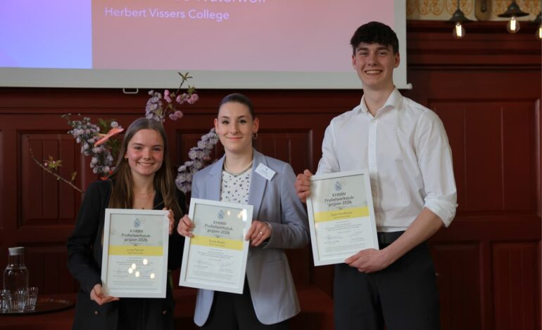 Leerlingen uit Nieuw-Vennep winnen wetenschapsprijs