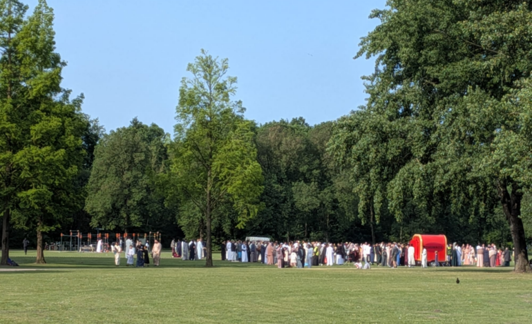 Gebed Offerfeest  in Haarlemmermeerse bos