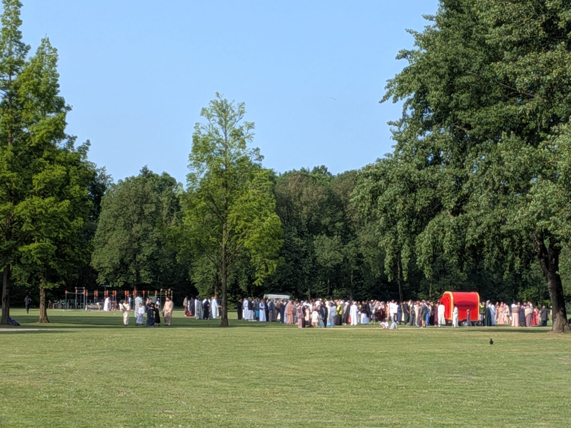 Gebed Offerfeest  in Haarlemmermeerse bos