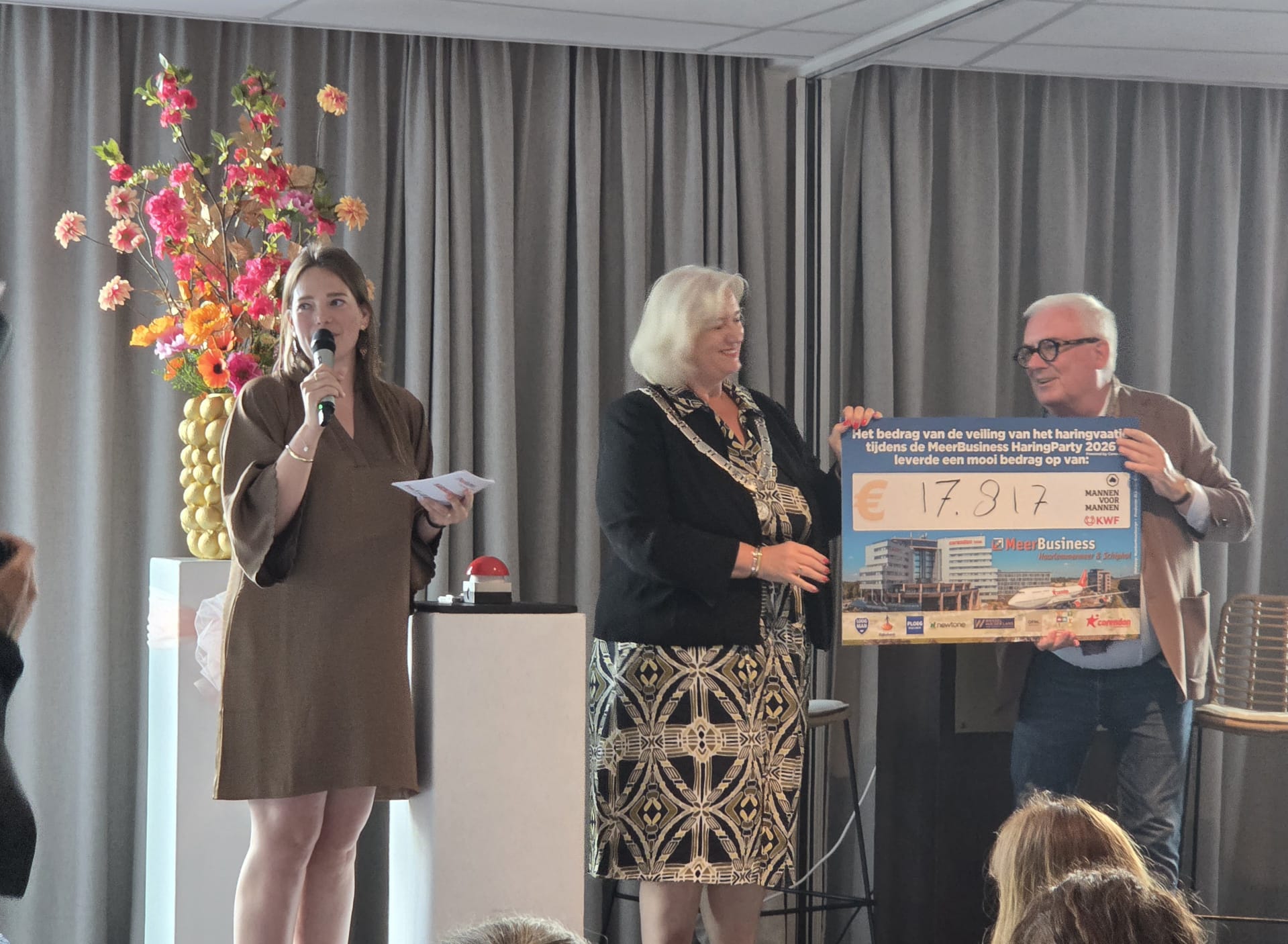 Veiling Haringparty brengt €18.000,- bij elkaar voor Stichting ‘Mannen voor Mannen’