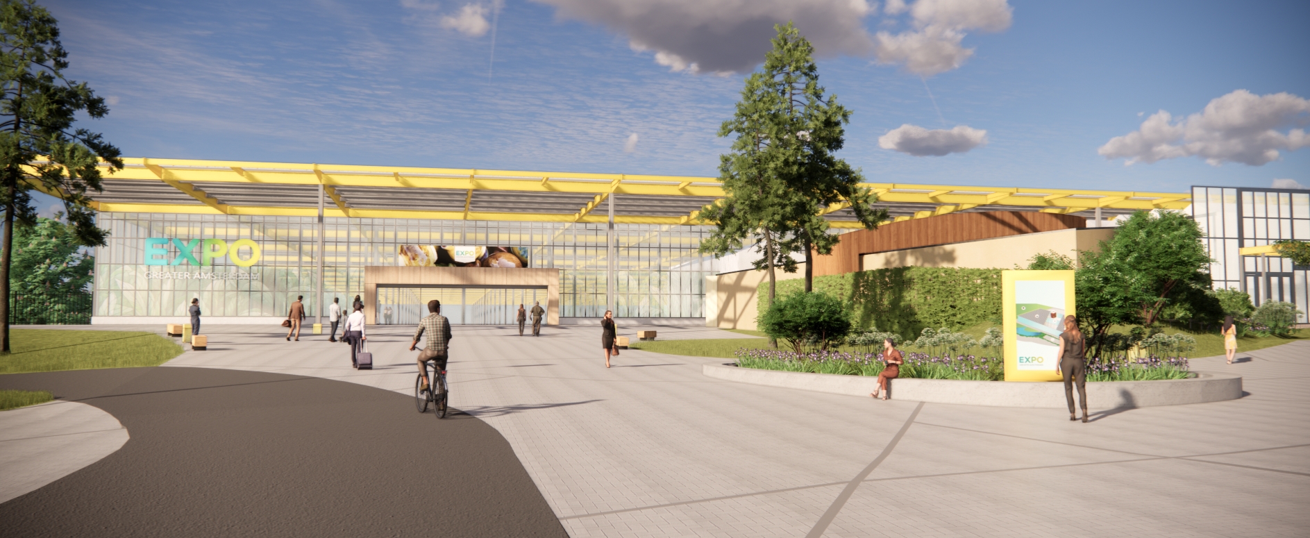 EXPO Greater Amsterdam investeert miljoenen in nieuwe entree en groener voorterrein