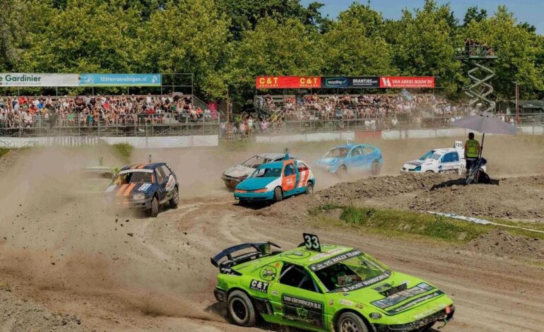 Snelheid, spektakel en plezier tijdens Polder Power Autocross Festival