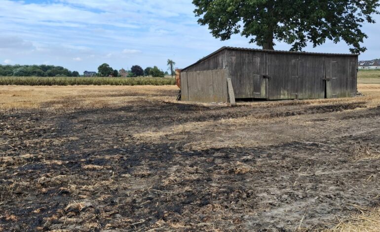 Brandweer voorkomt uitbreiding van akkerbrand in Beinsdorp