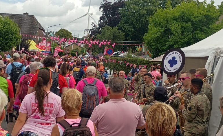 Roze tweede Vierdaagse dag