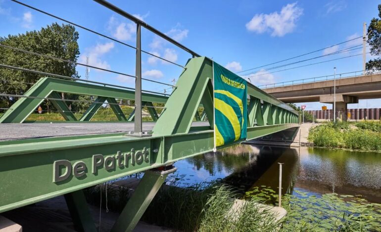 Circulaire fietsbrug bij Abbenes krijgt naam verzetsgroep