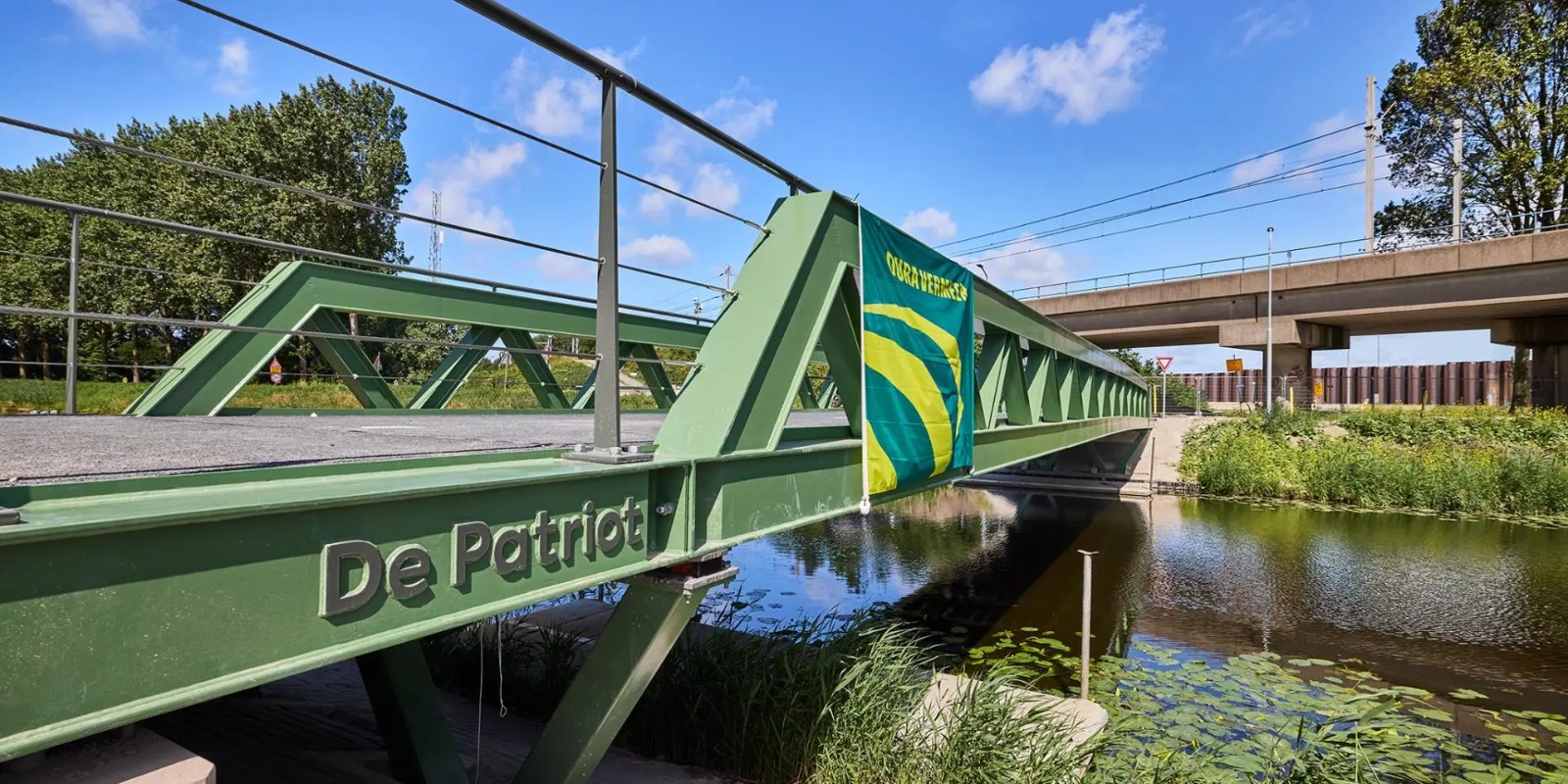 Circulaire fietsbrug bij Abbenes krijgt naam verzetsgroep