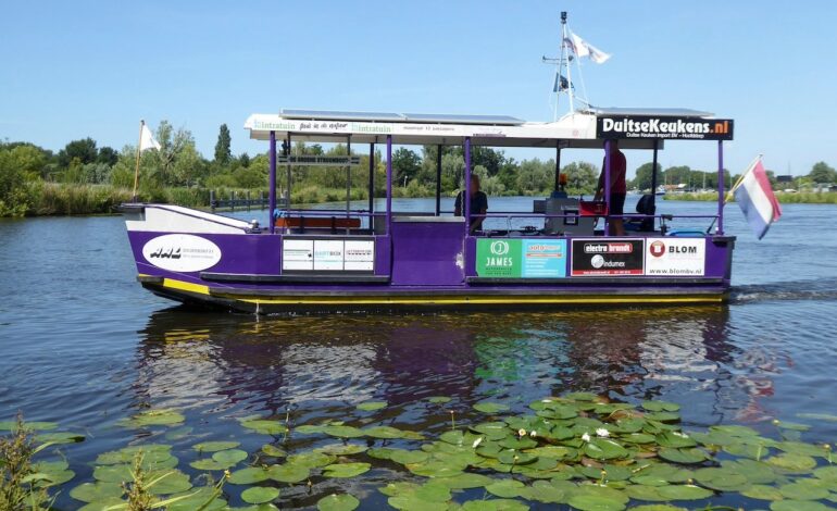 Pontje Cruquius eerder uit de vaart voor schilderbeurt