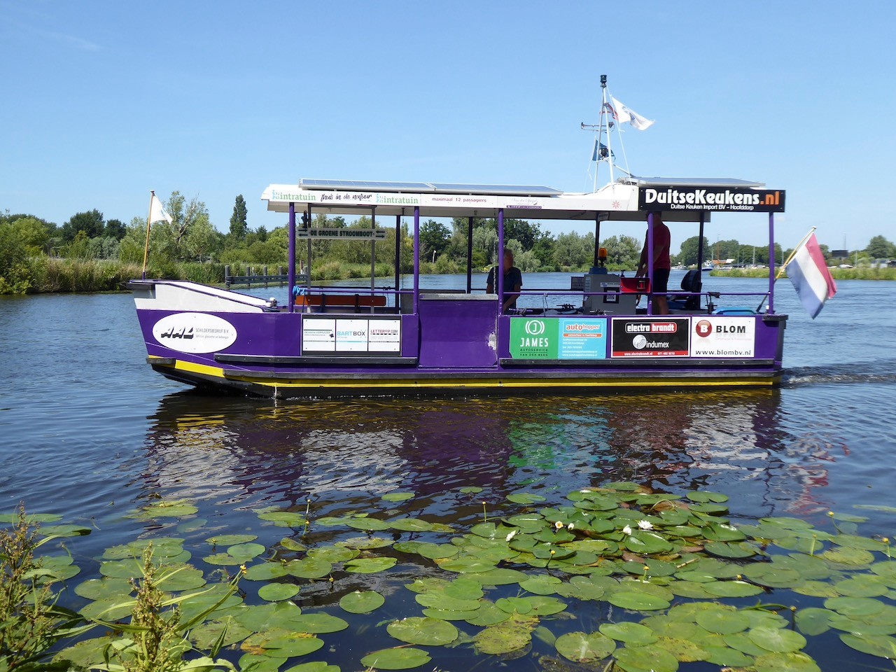 Pontje Cruquius eerder uit de vaart voor schilderbeurt