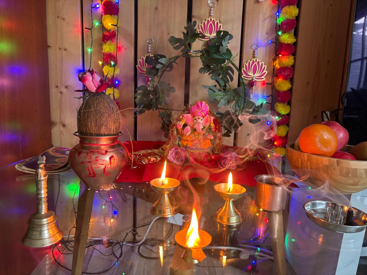 Tien dagen feest rond Ganesh in Hoofddorp