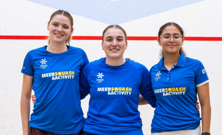 ‘MeerSquash dames starten seizoen met overwinning