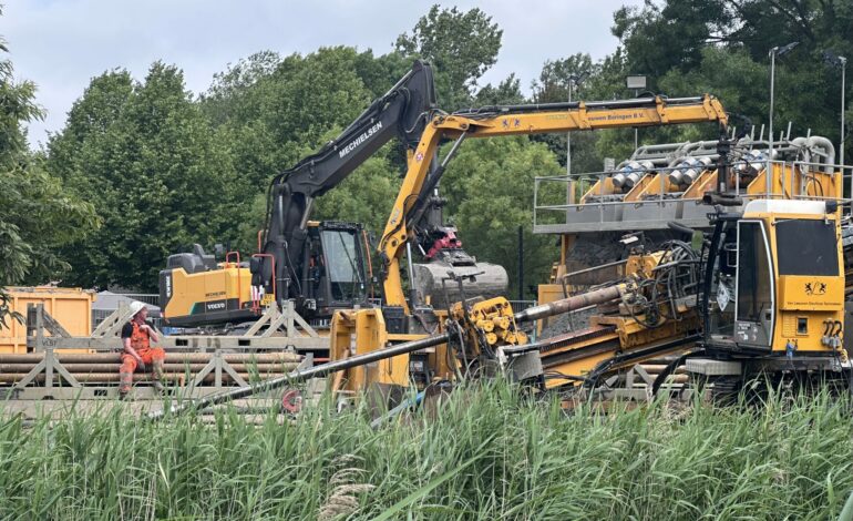 Nieuwe persleiding in Hoofddorp deels in gebruik genomen