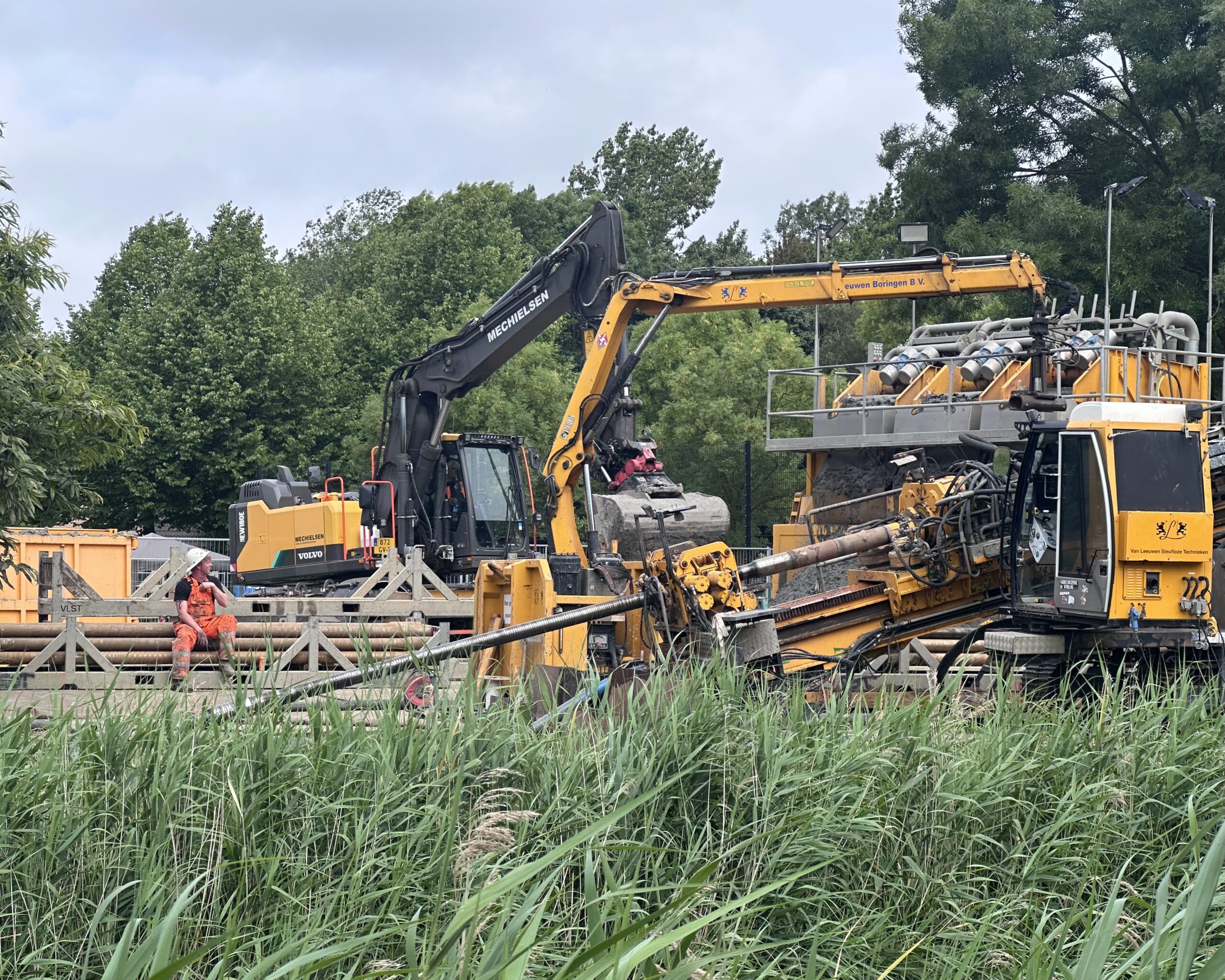 Nieuwe persleiding in Hoofddorp deels in gebruik genomen