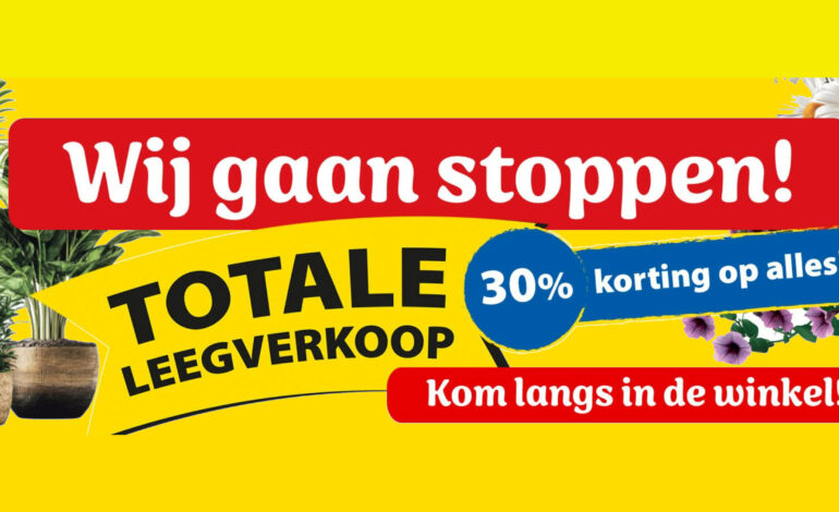 Tuincentrum Suidgeest sluit na bijna 40 jaar