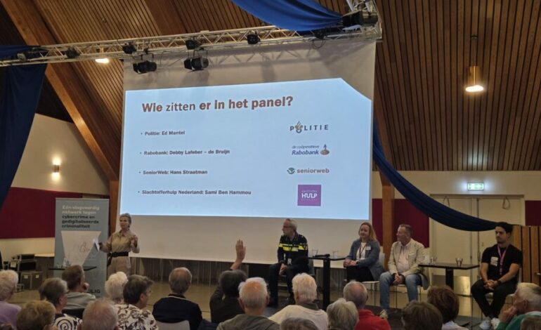 Grote belangstelling voor bijeenkomst over online fraude in Badhoevedorp