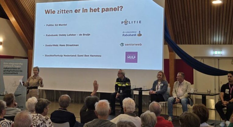 Grote belangstelling voor bijeenkomst over online fraude in Badhoevedorp
