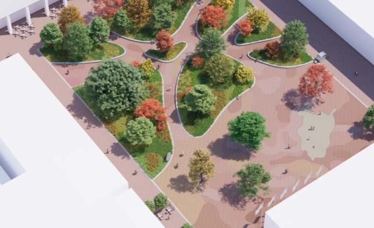 Nieuwe inrichting Raadhuisplein Hoofddorp
